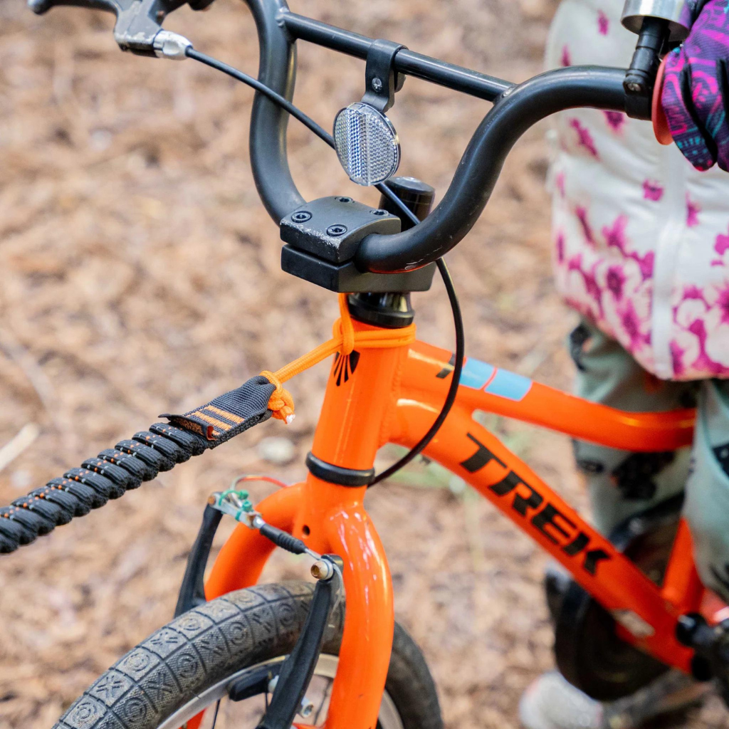 Kids Ride Shotgun Bike Tow Rope top view