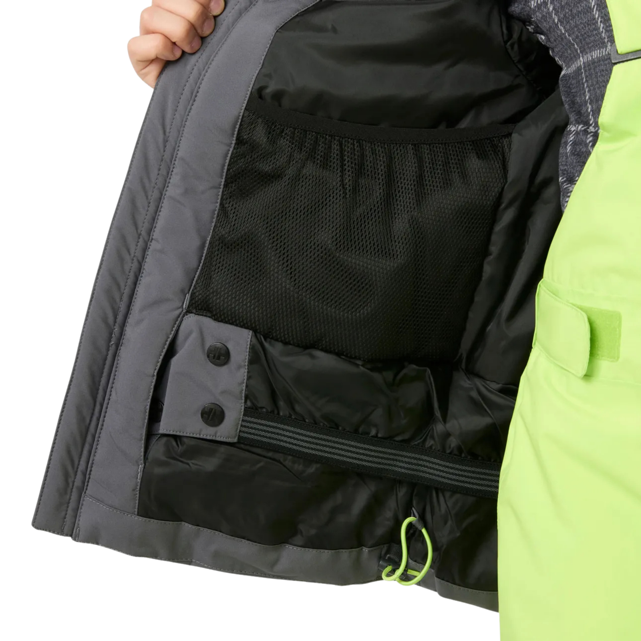 Helly Hansen Jr Alpha Ski Jacket with lightweight PrimaLoft Black Eco synthetic insulation