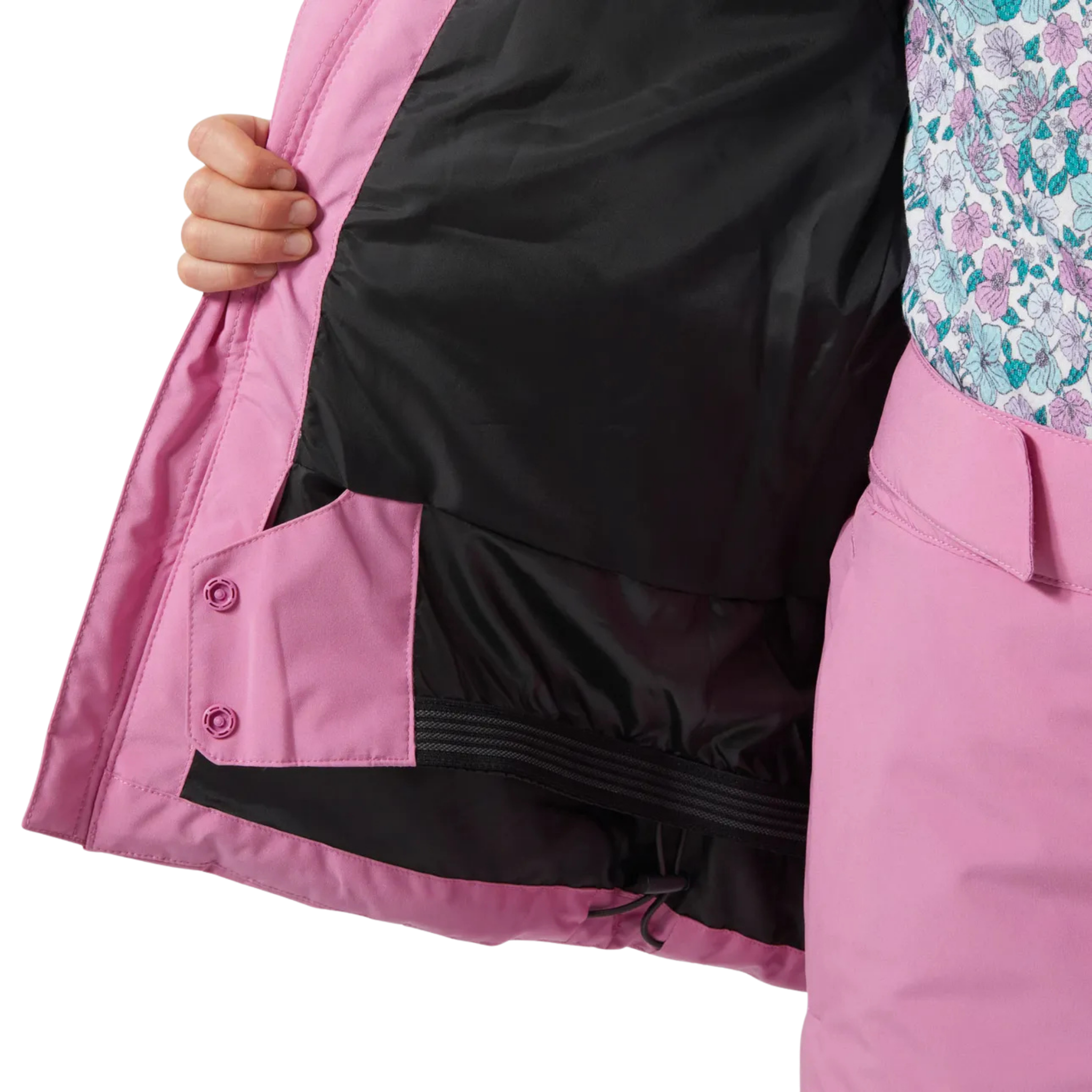Helly Hansen Jr Girl Astra Jacket with lightweight blowable synthetic insulation for comfortable warmth on cold ski days