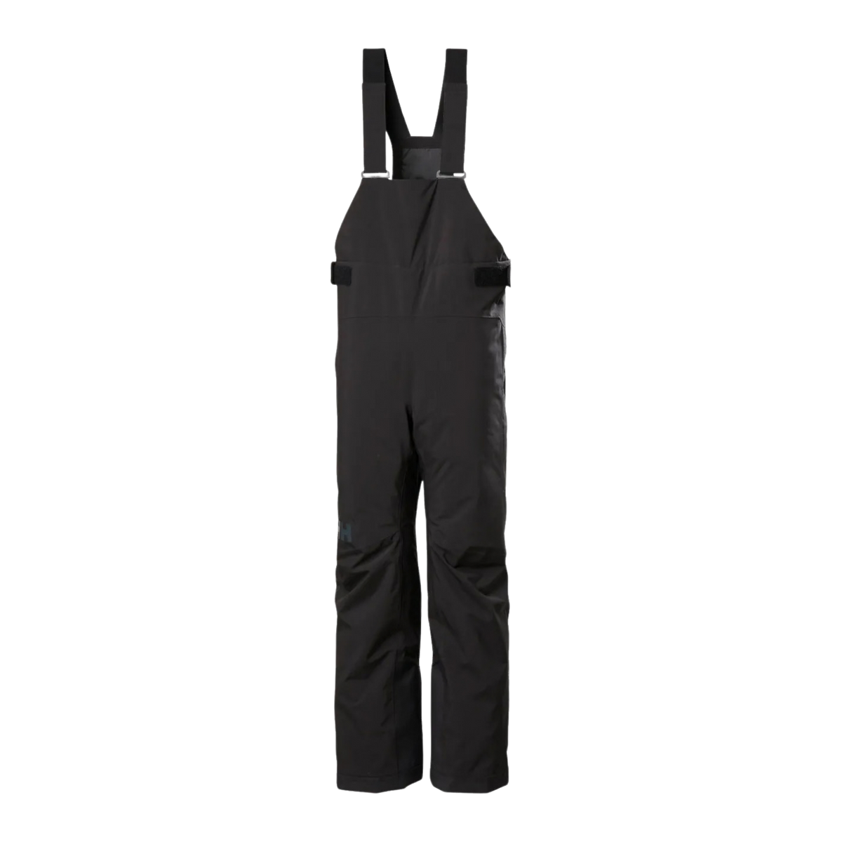 Helly Hansen Jr Stellar Bib Pants in Black with waterproof HELLY TECH Performance, 80g insulation, RECCO reflector and adjustable suspenders