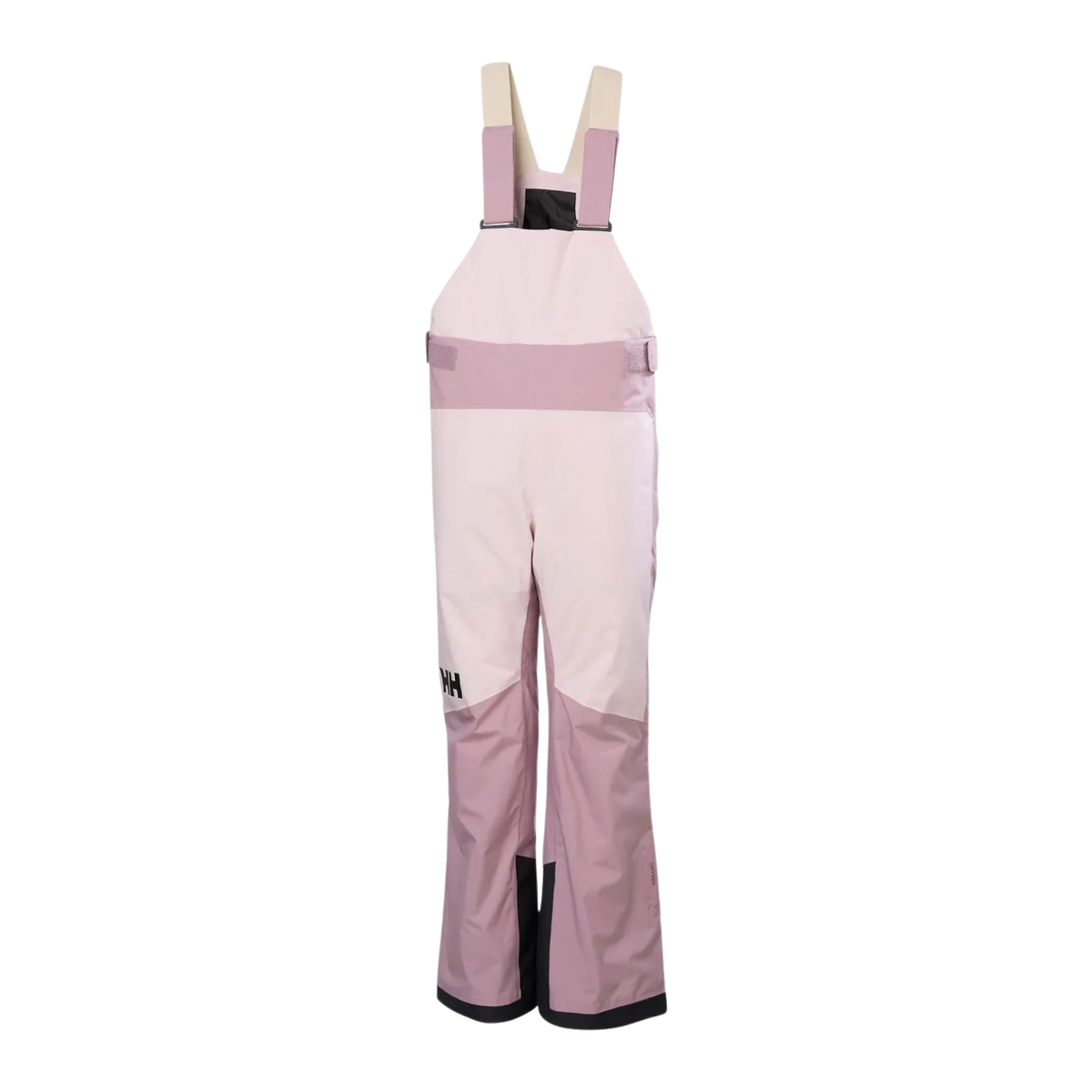 Helly Hansen Jr Stellar Bib Pants in Purple Clay with waterproof HELLY TECH Performance, 80g insulation, RECCO reflector and adjustable suspenders