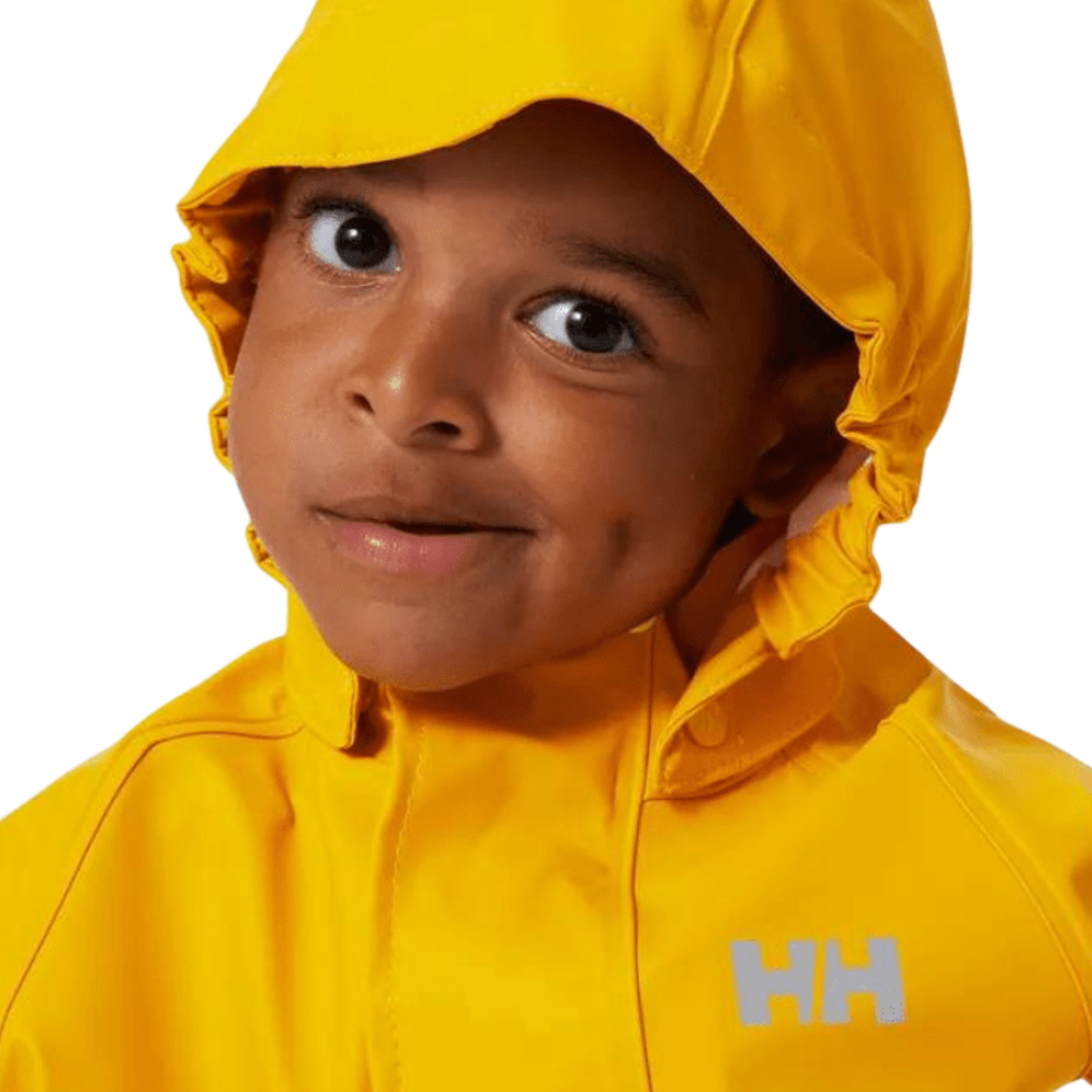 Helly Hansen Kids Bergen 2.0 Rain Jacket with detachable hood and waterproof welded seam construction