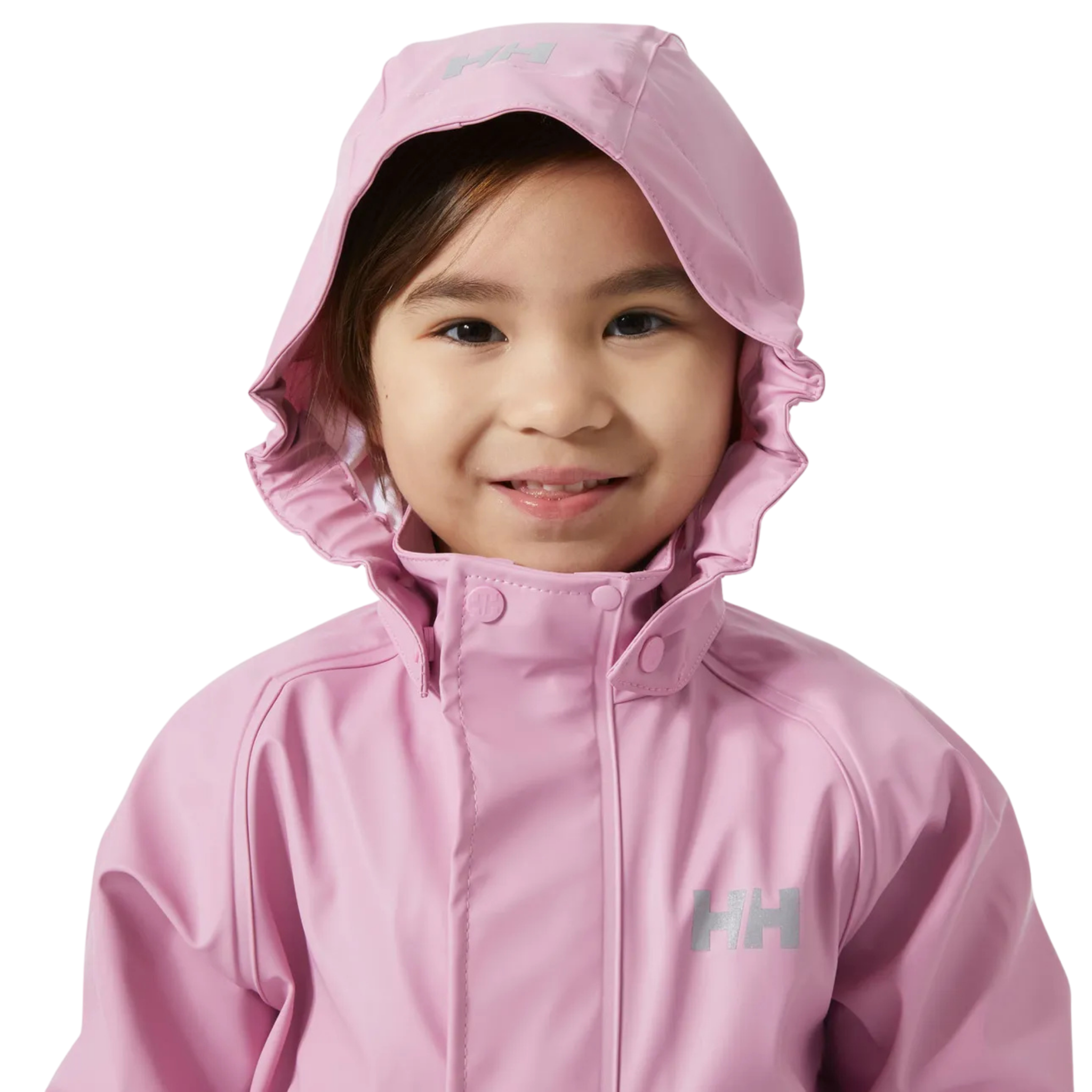 Helly Hansen Kids Bergen 2.0 Rain Jacket with detachable hood and waterproof welded seam construction