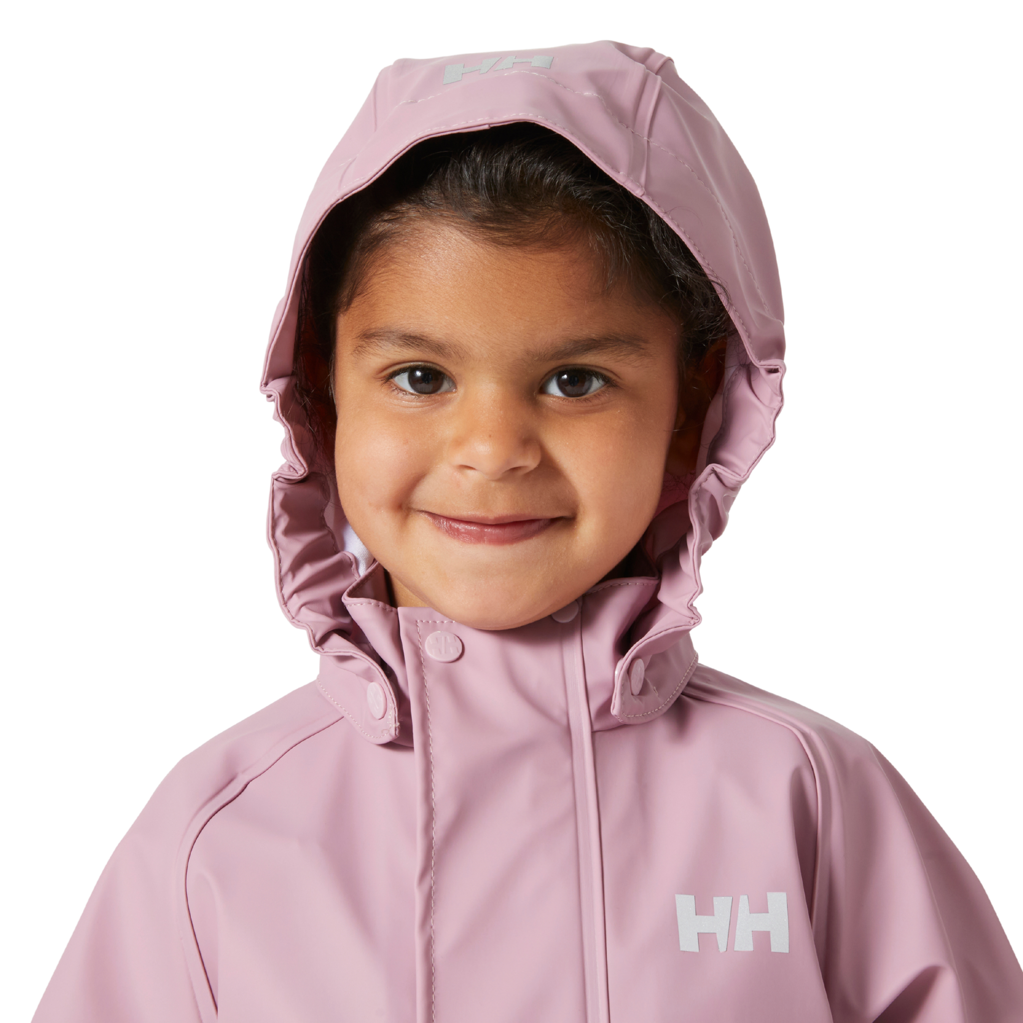 Helly Hansen Kids Bergen 2.0 Rain Jacket with detachable hood and waterproof welded seam construction