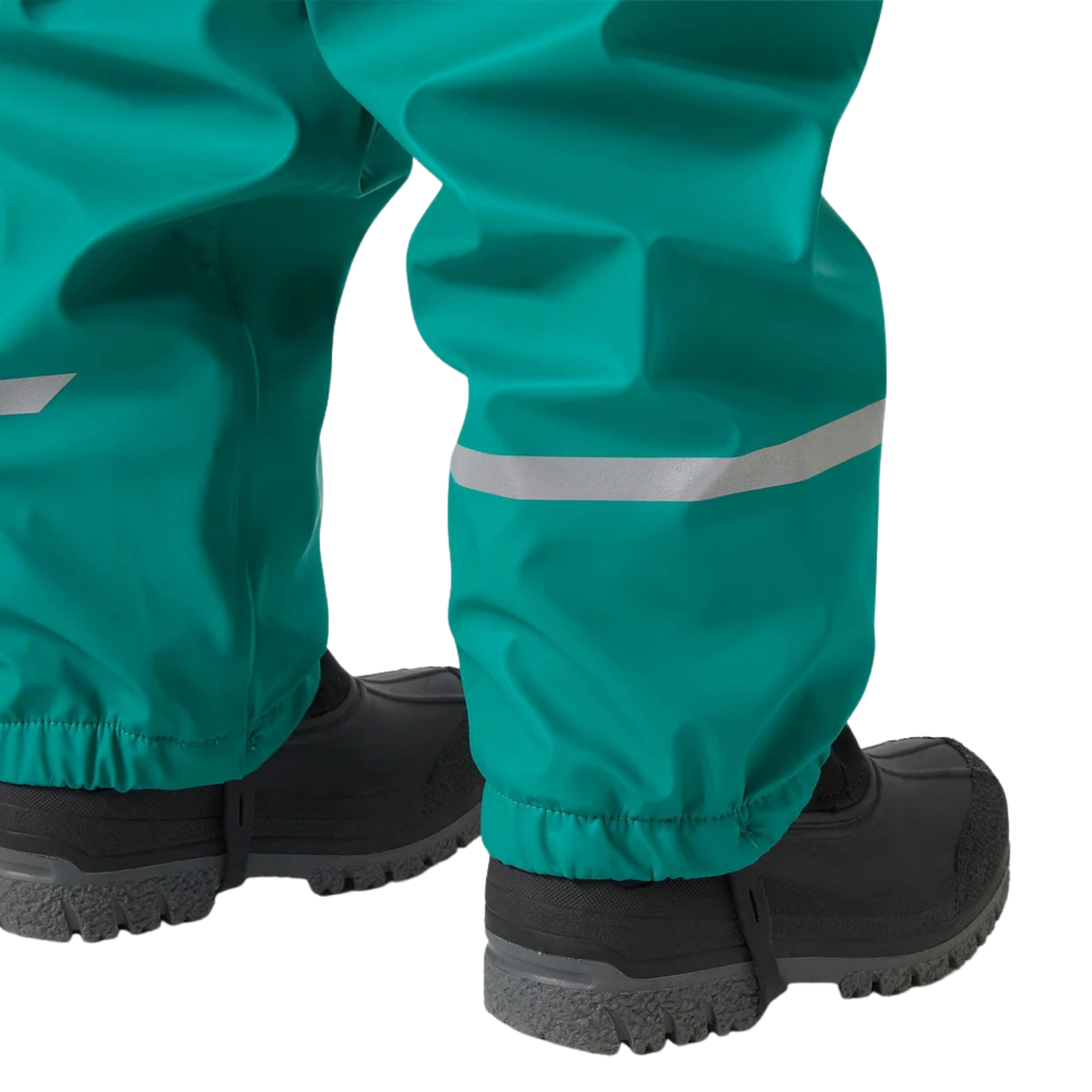 Helly Hansen Kids Bergen 2.0 Rain Bib Pants with underfoot rubber straps for a secure fit over rain boots