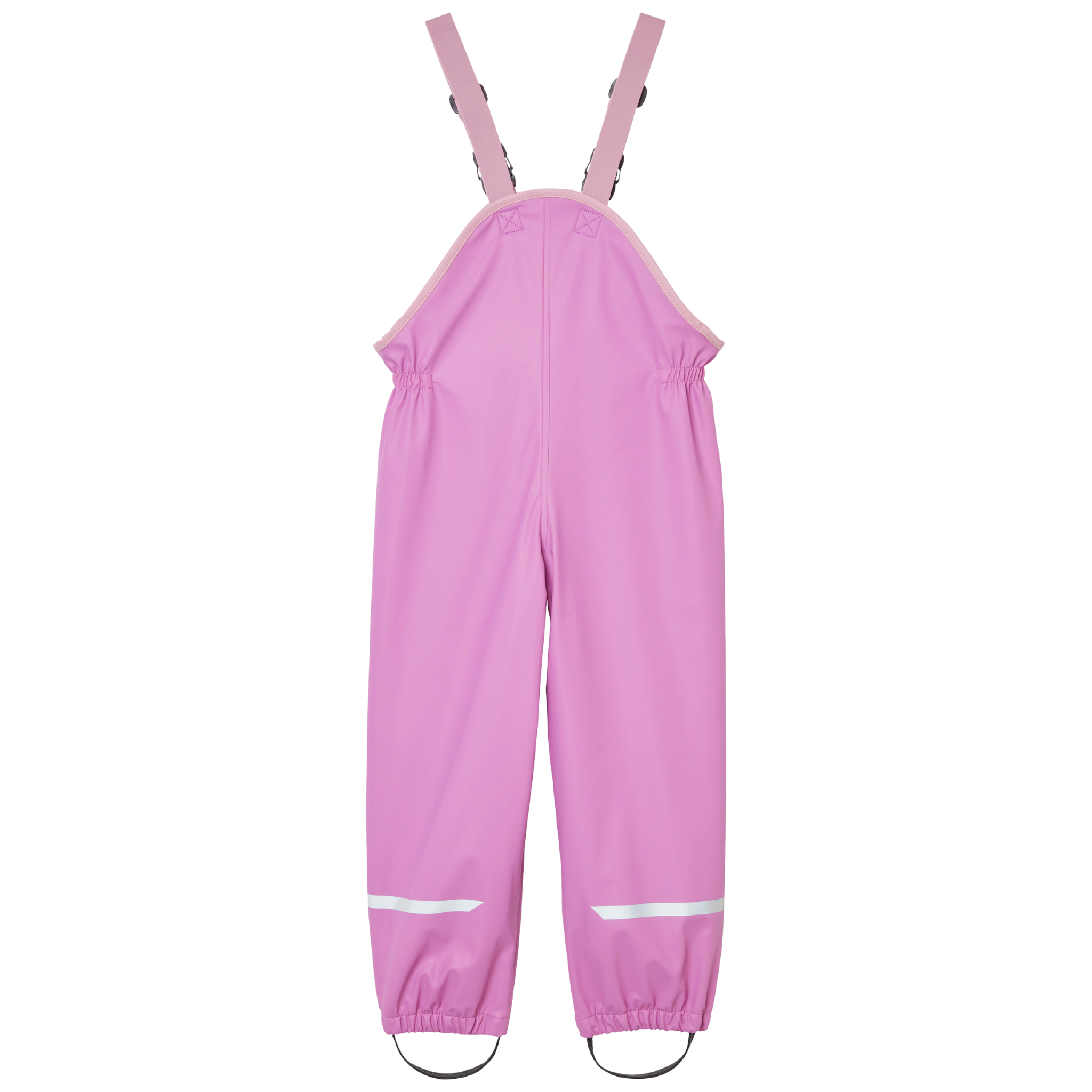 Helly Hansen Kids Bergen Fleece-Lined Rain Bib Pants with adjustable elastic suspenders, elastic waist and waterproof construction