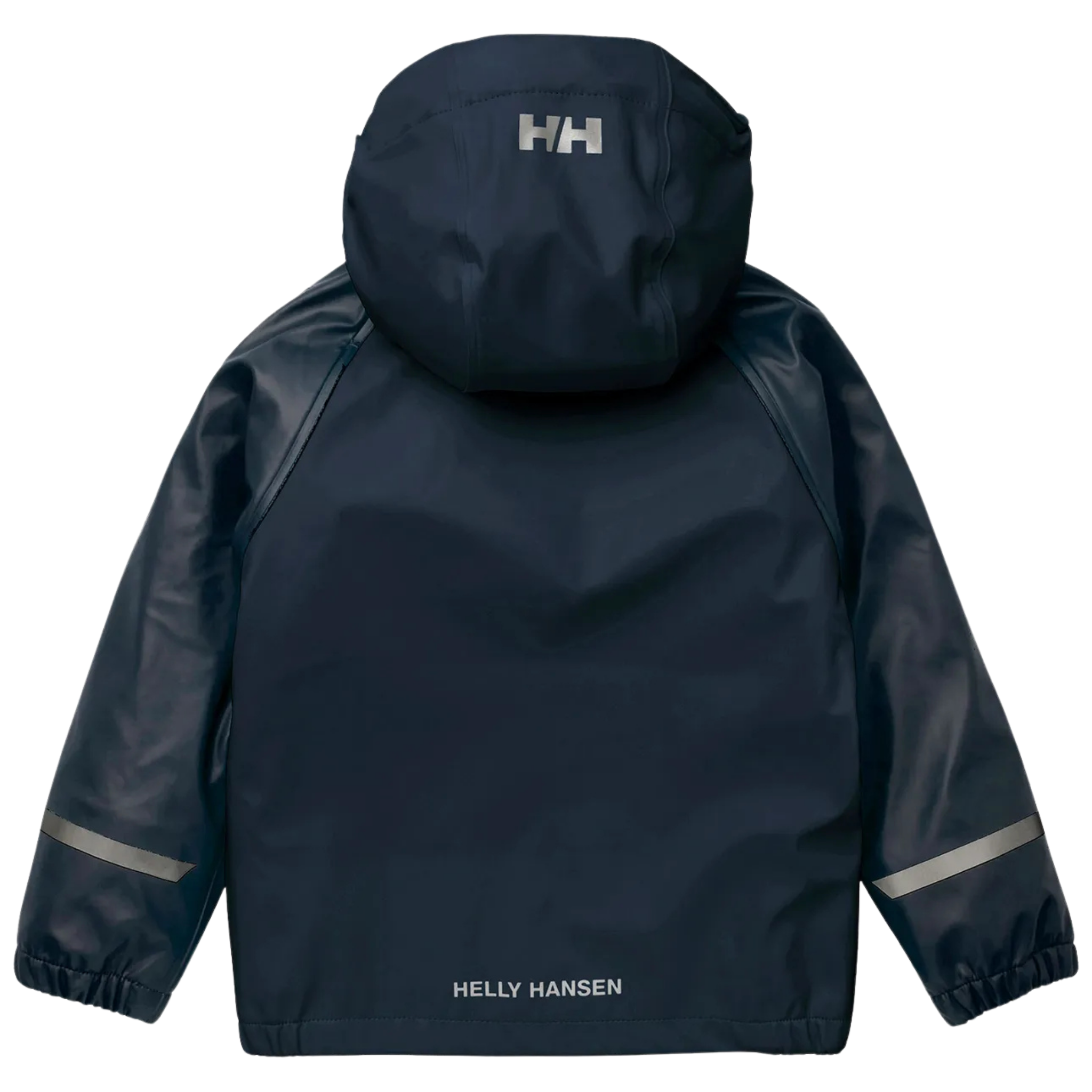 Helly Hansen Kids Bergen Fleece-Lined Rain Jacket with HELOX+ waterproof technology, welded seams and warm fleece lining