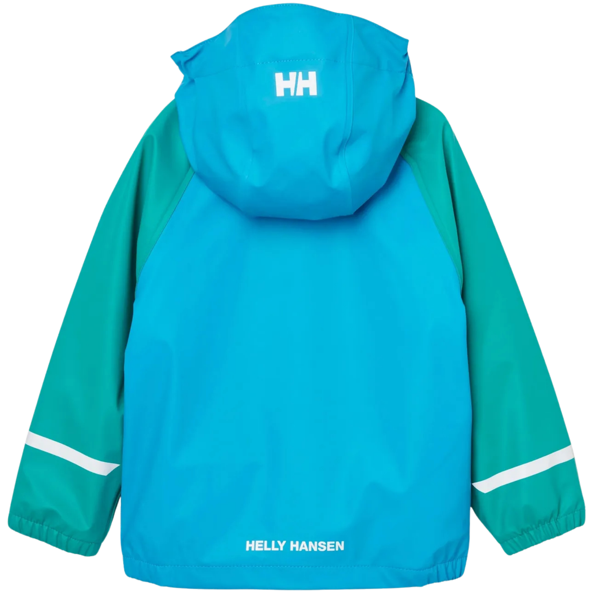 Helly Hansen Kids Bergen Fleece-Lined Rain Jacket with HELOX+ waterproof technology, welded seams and warm fleece lining