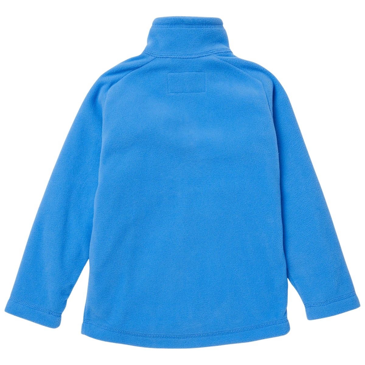 Rear view of Helly Hansen Kids Daybreaker 2.0 Jacket in Ultra Blue with lightweight microfleece construction and raglan sleeves