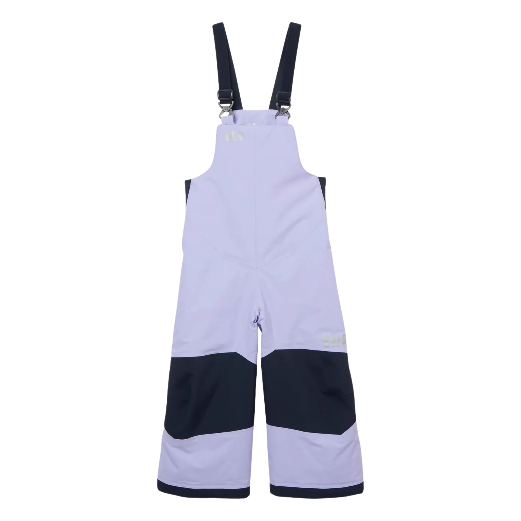 Helly Hansen Kids Rider 2.0 Insulated Bib Pants in Bright Lavender with HELLY TECH Performance, 100g PrimaLoft BLACK insulation and snow gaiters