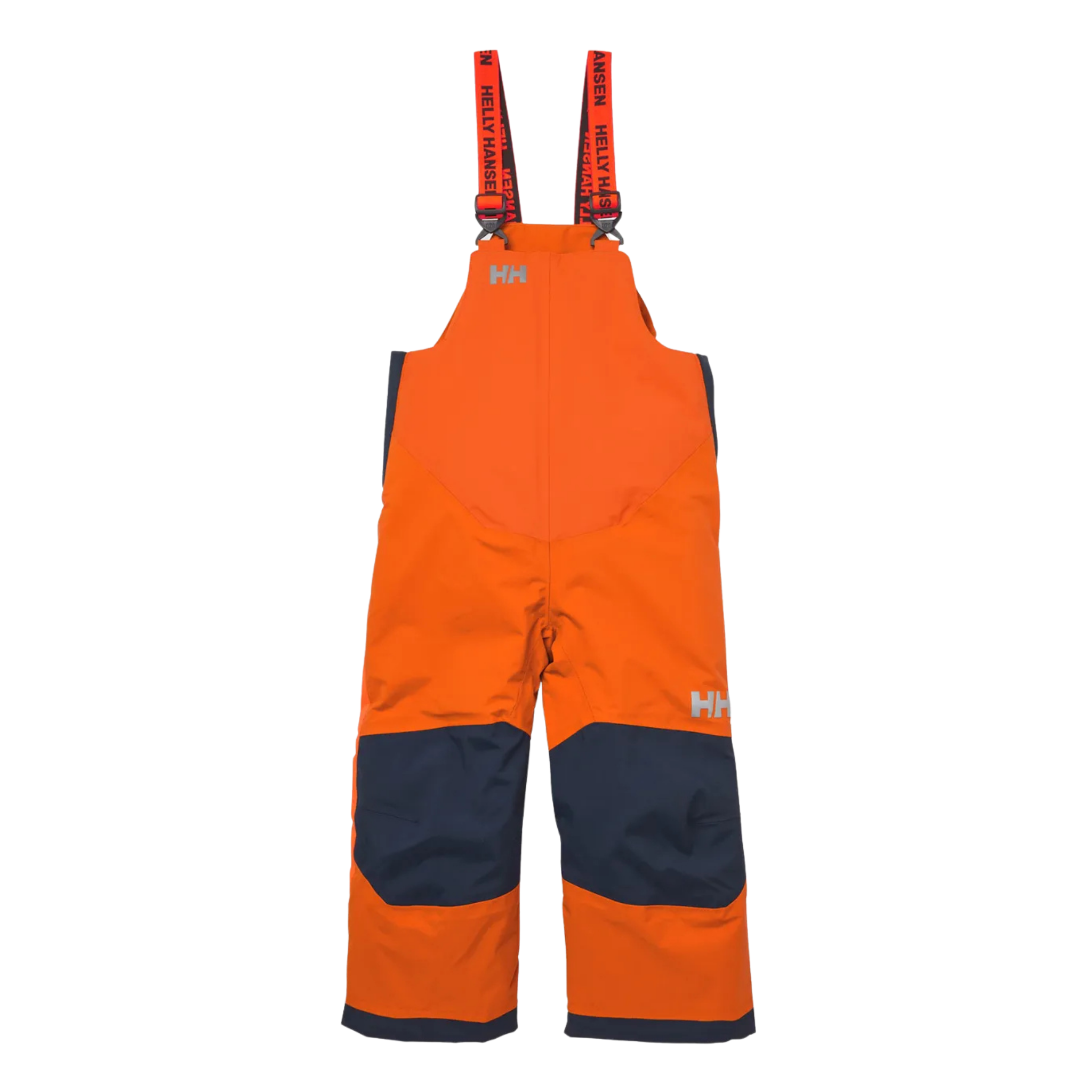 Helly Hansen Kids Rider 2.0 Insulated Bib Pants in Black with HELLY TECH Performance, 100g PrimaLoft BLACK insulation and snow gaiters