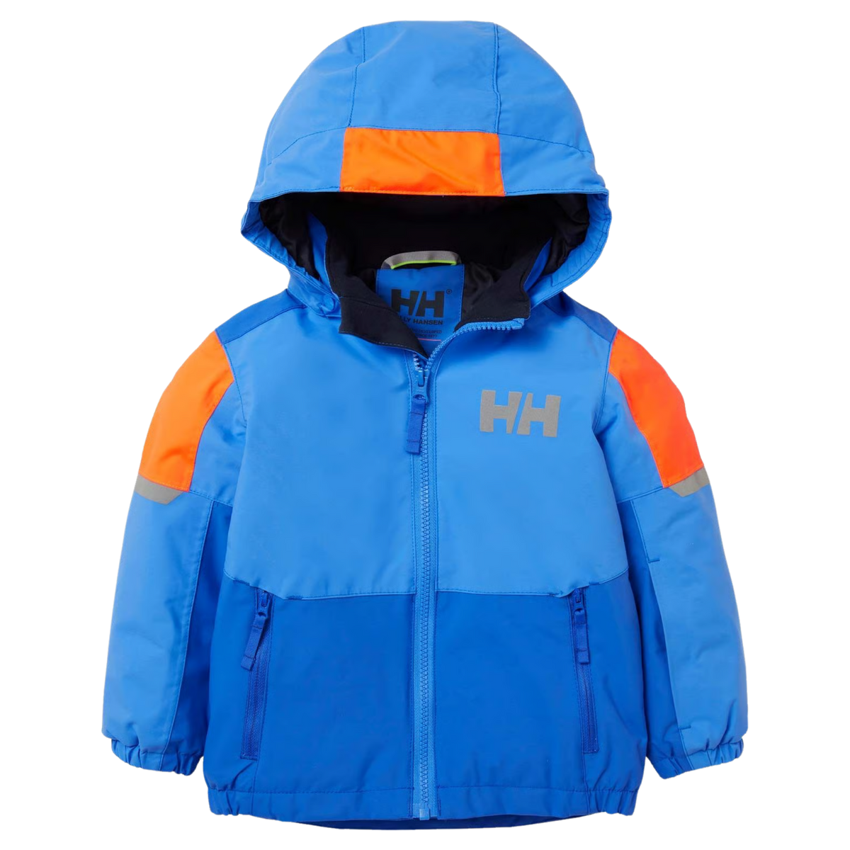 Helly Hansen Kids Rider 2.0 Insulated Winter Jacket in Cobalt 2.0 with HELLY TECH Performance, 133g PrimaLoft BLACK Eco insulation and detachable hood