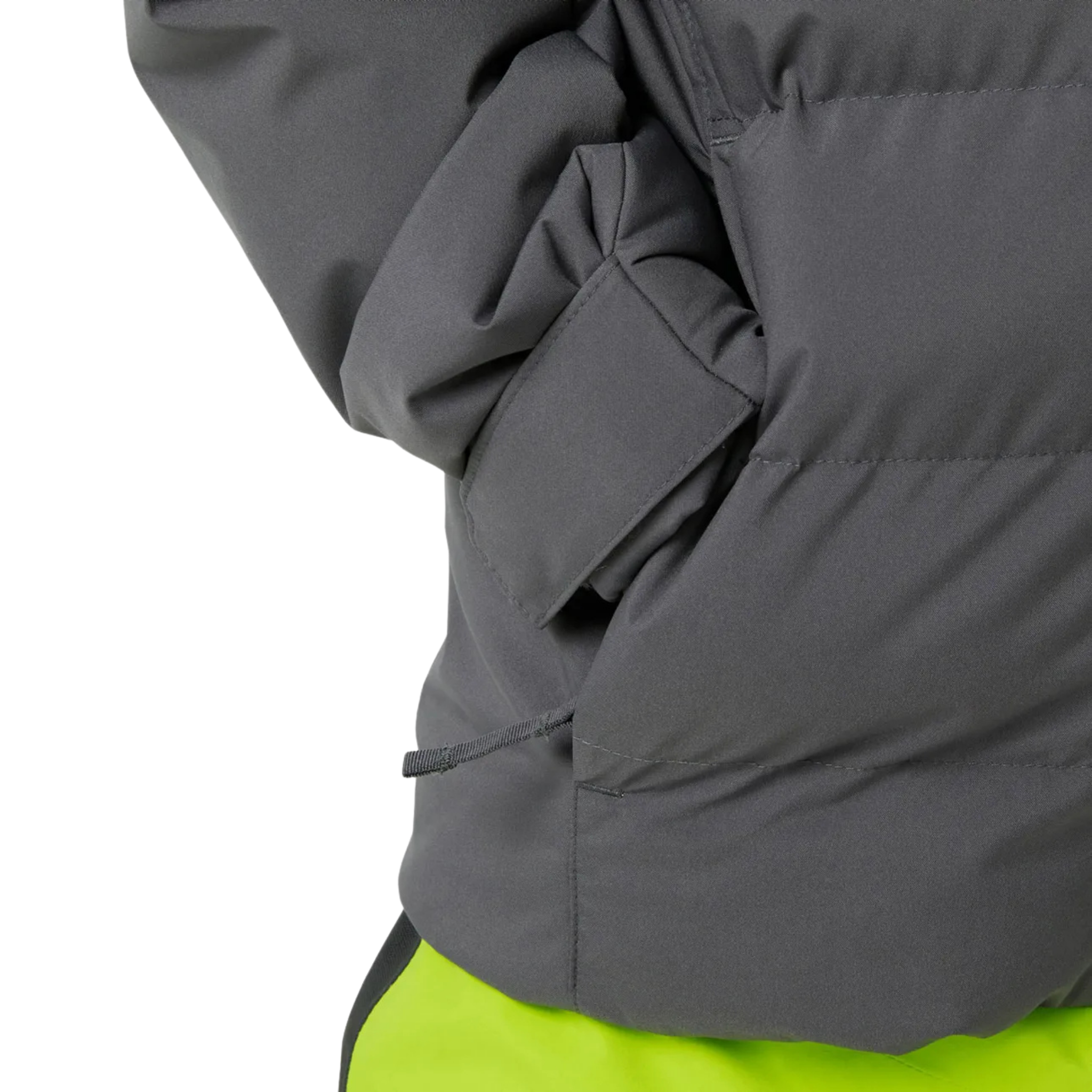 Helly Hansen Kids Vertical Insulated Jacket secure zippered hand pocket with soft fleece lining for warmth and storage