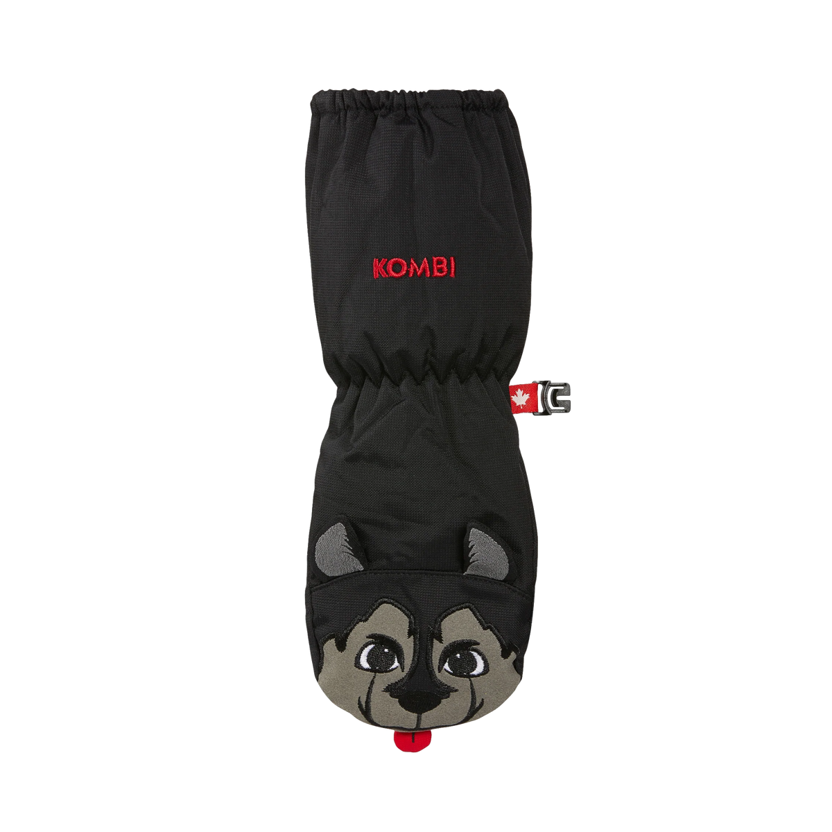Kombi Animal Family Children Mitt in Willy the Wolf design with waterproof WATERGUARD membrane, ULTRALOFT insulation, long storm cuff and colourful animal design