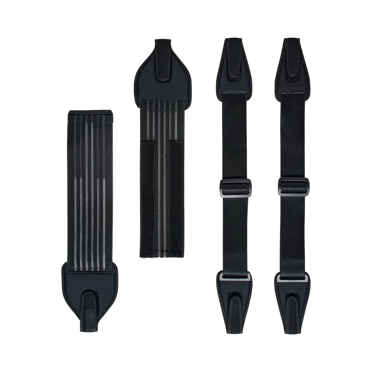 POC System Back Carrying Straps in Uranium Black, designed to convert the VPD System Torso into a standalone VPD System Back protector