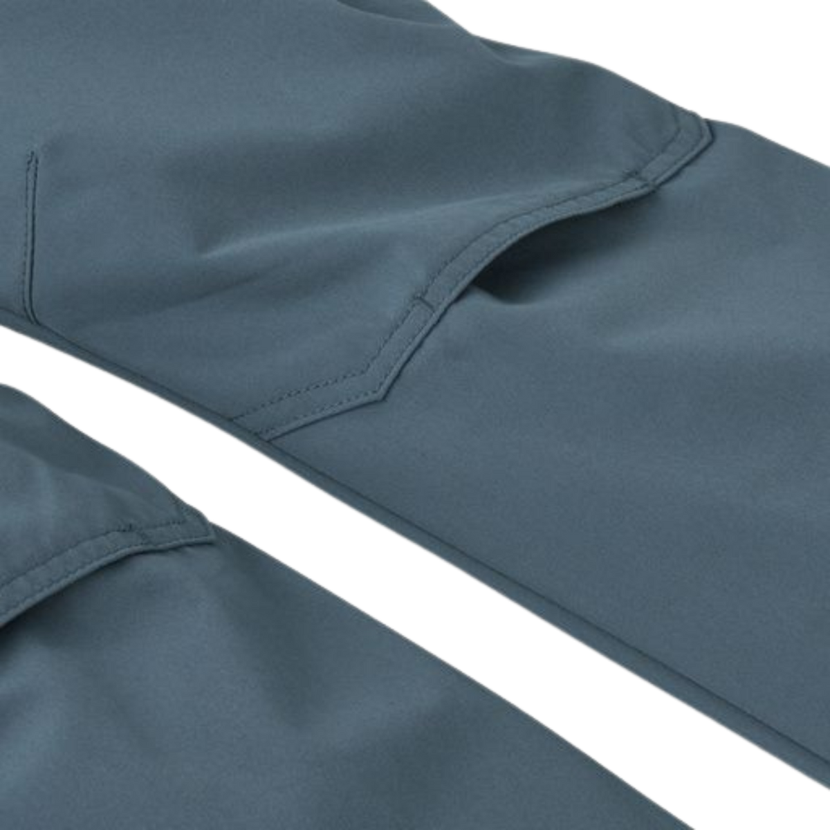 Patagonia Kids Durable Hike Pants reinforced knee panel with lower opening designed for easy removal of trail debris
