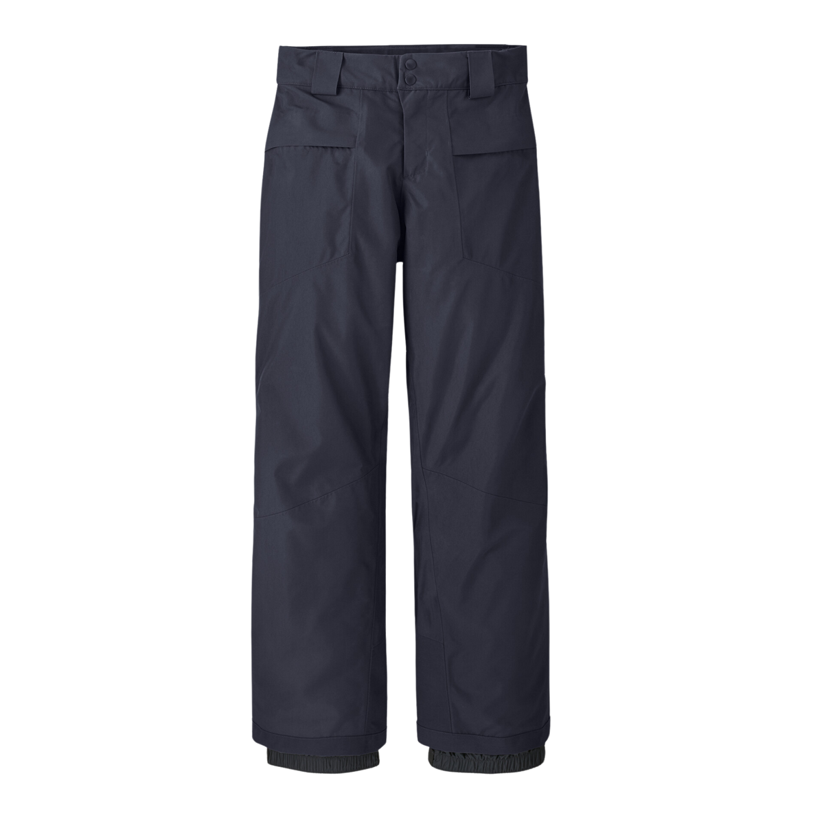 Patagonia Kids Storm Shift Pants in Sunken Blue with 2-layer GORE-TEX ePE waterproof shell, Grow Fit, boot gaiters and RECCO reflector
