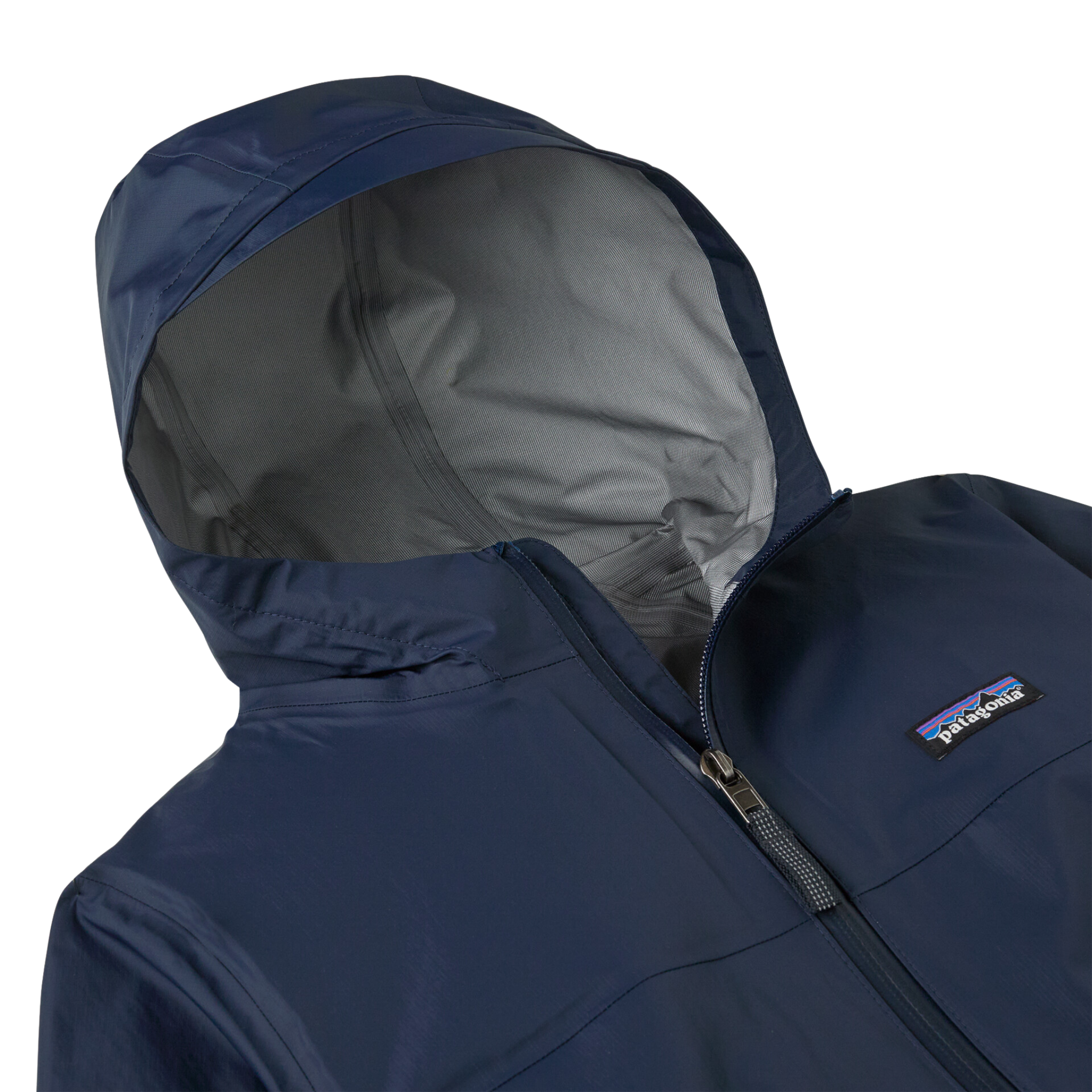 Patagonia Kids Torrentshell 3L Rain Jacket with 100% recycled face fabric and H2No waterproof breathable construction