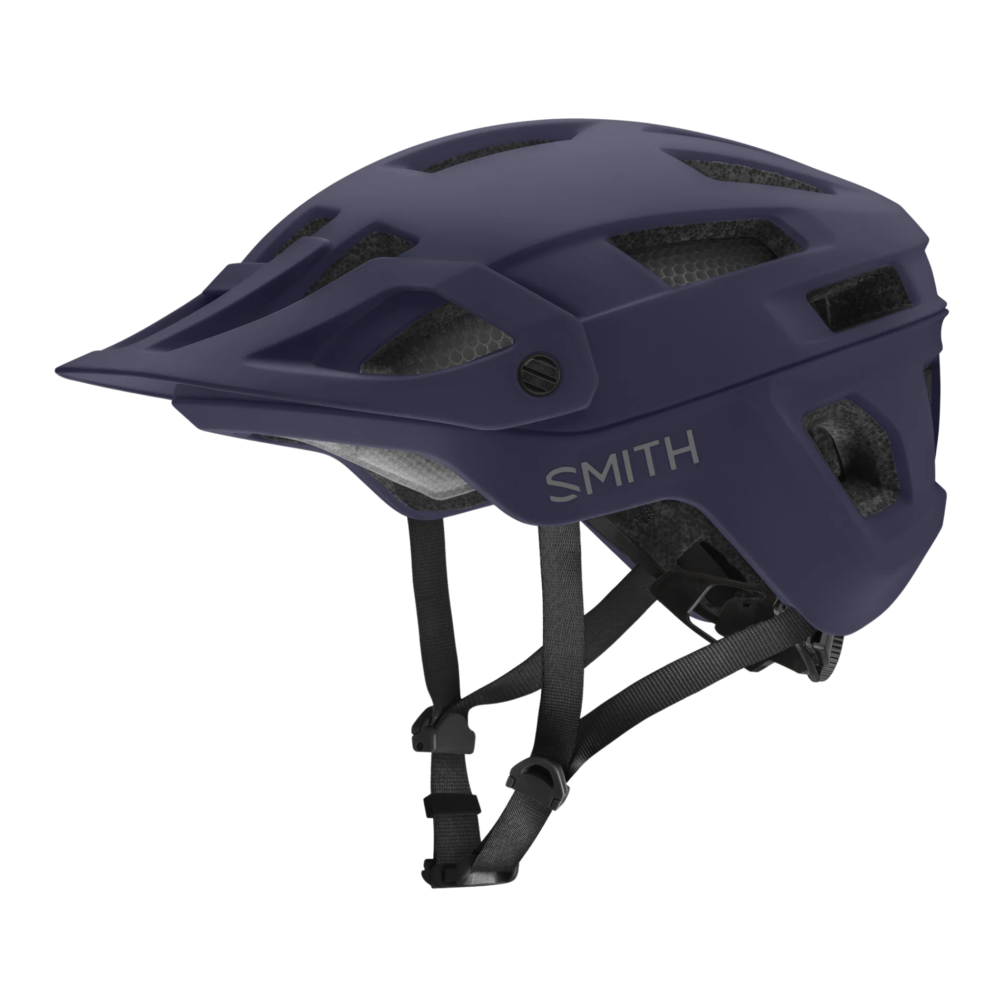 Smith Engage MIPS mountain bike helmet in Matte Midnight Navy, designed for trail and enduro riding at Whistler Bike Park.