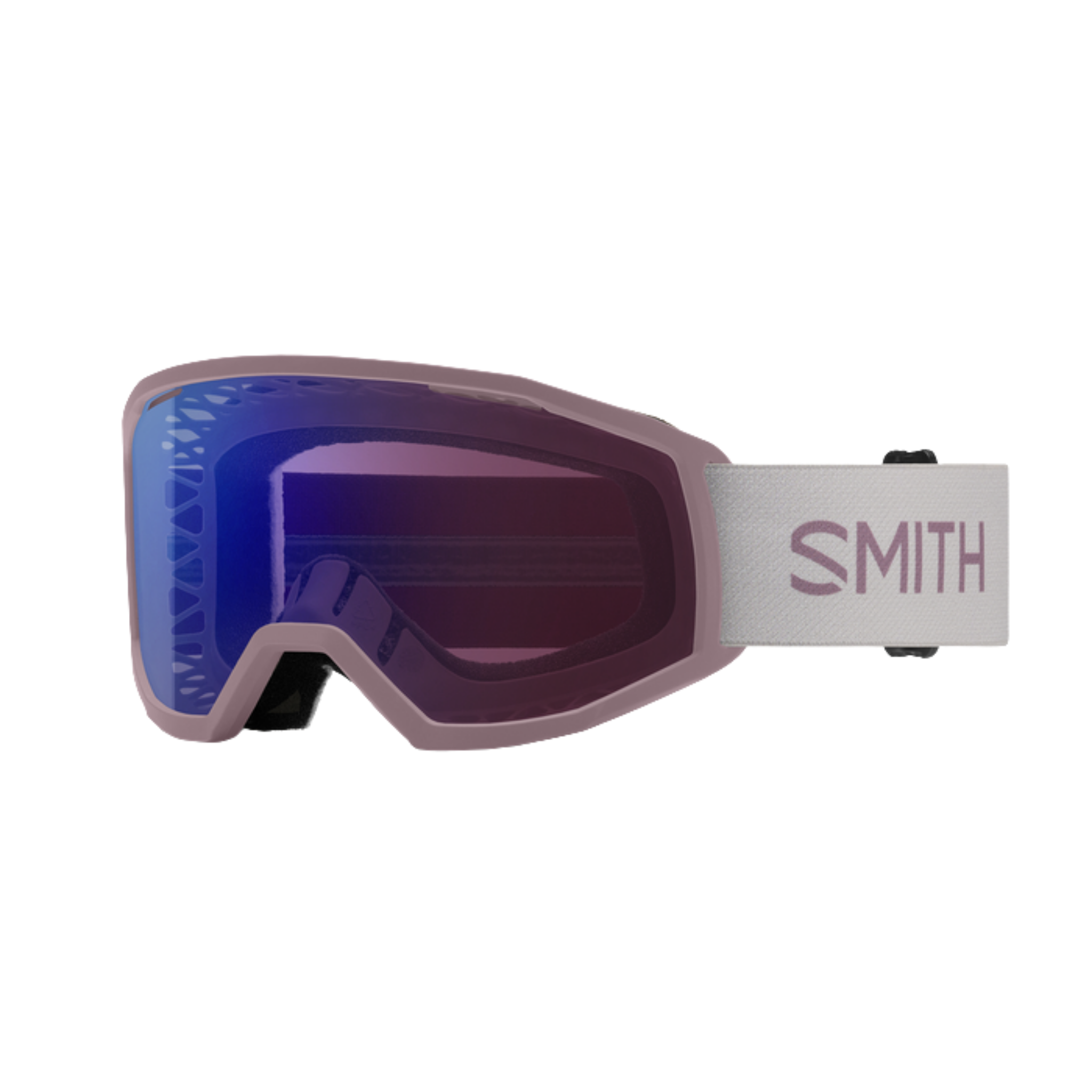 Smith Loam S MTB goggles in Dusk Bone/Rose Flash, suited for Whistler Bike Park downhill and trail riding