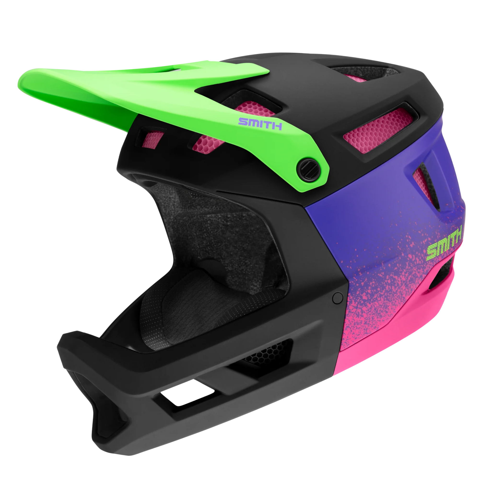 Smith Mainline MIPS full face mountain bike helmet in Matte Archive Flamingo, suited for Whistler Bike Park downhill riding