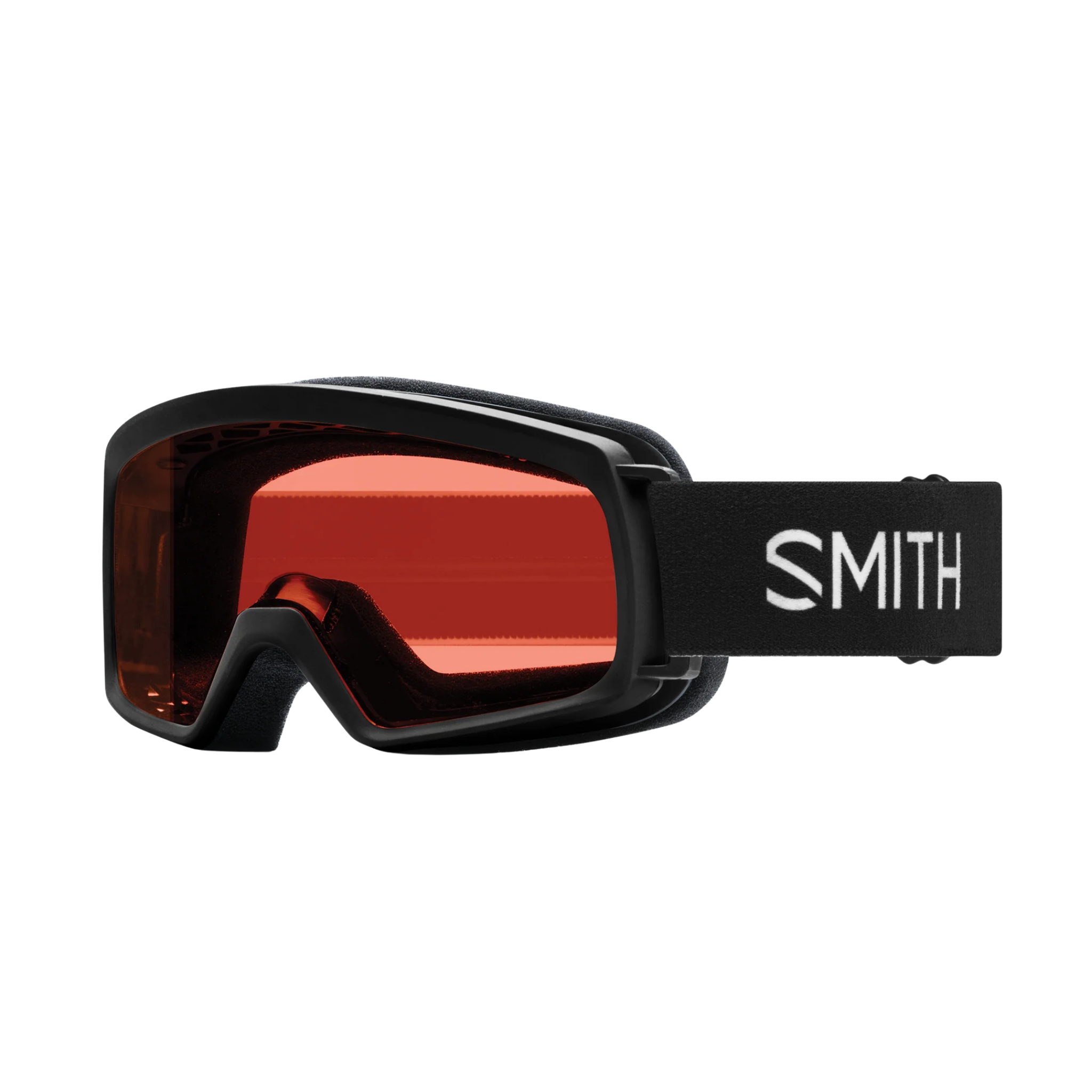 Smith Rascal Junior snow goggles in Black, suited for kids skiing and snowboarding in Whistler 