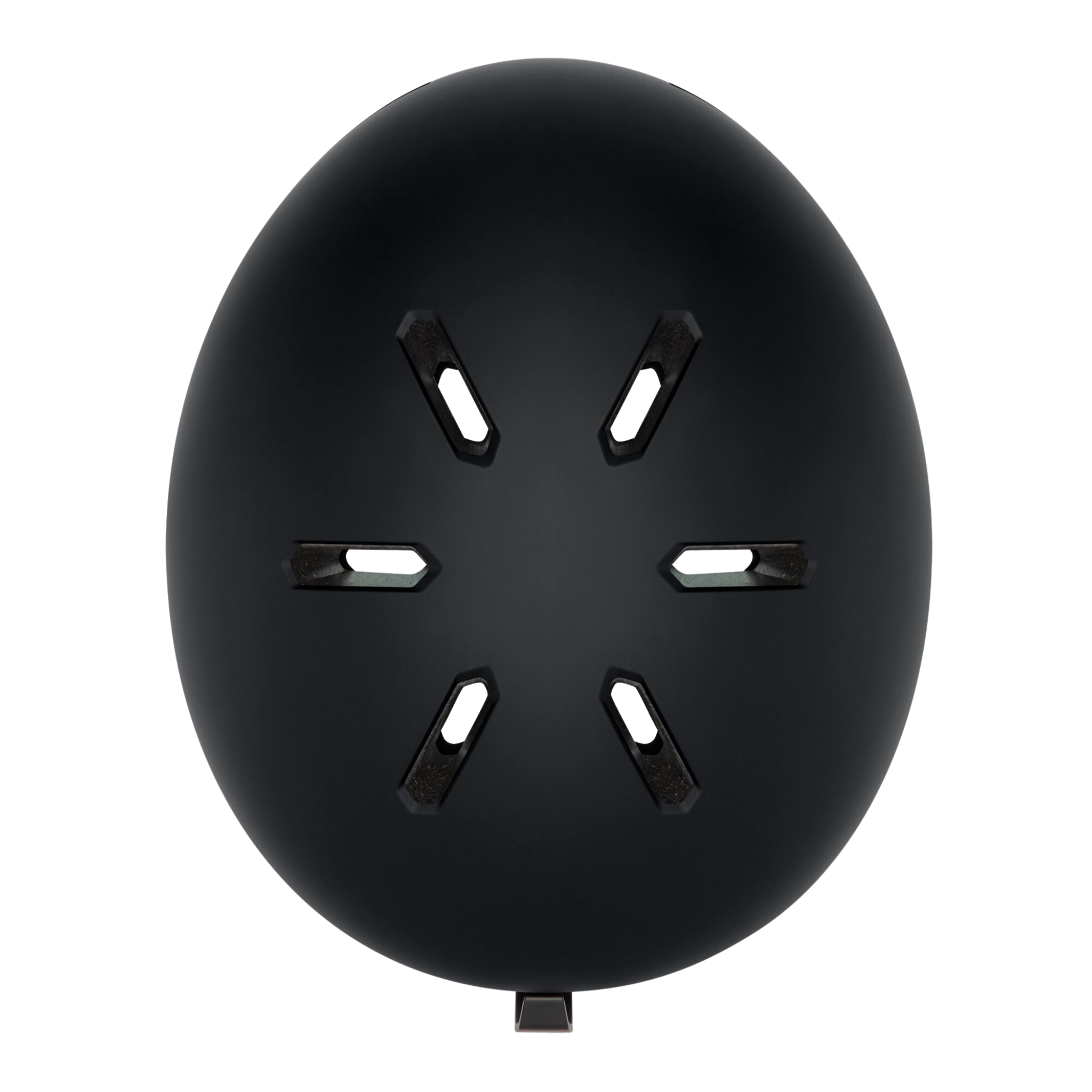 Top view of Smith Rodeo Jr MIPS snow helmet showing ventilation ports