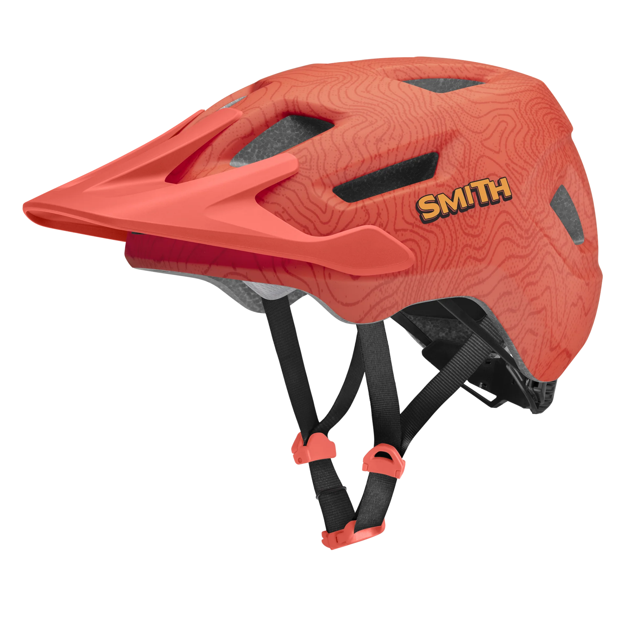 Smith Sidekick Jr MIPS mountain bike helmet in Matte Blaze for kids trail and bike park riding