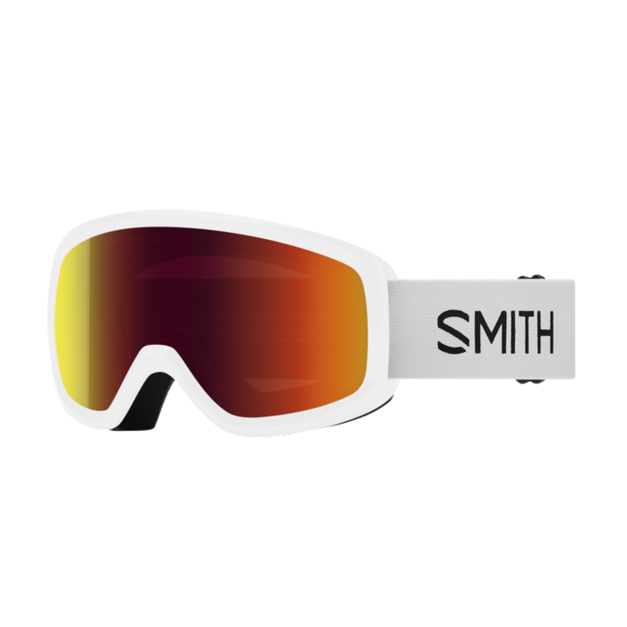 Smith Snowday Sol-X snow goggles in White/Red suited for kids skiing and snowboarding in Whistler