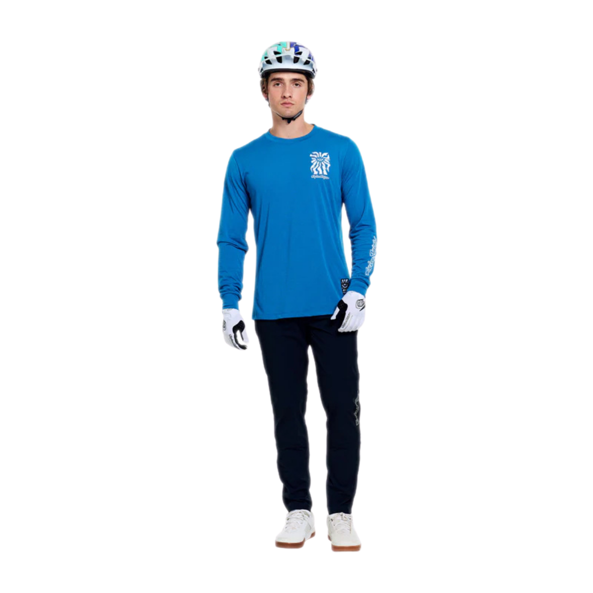 Mountain biker wearing Troy Lee Designs Skyline Trail Pant