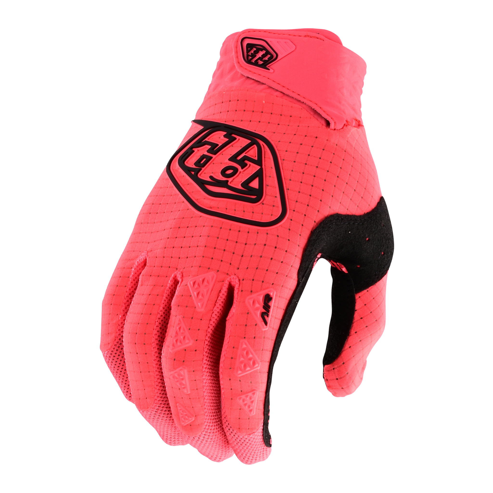 Troy Lee Designs Youth Air Gloves in Glo Red for Whistler Bike Park mountain biking