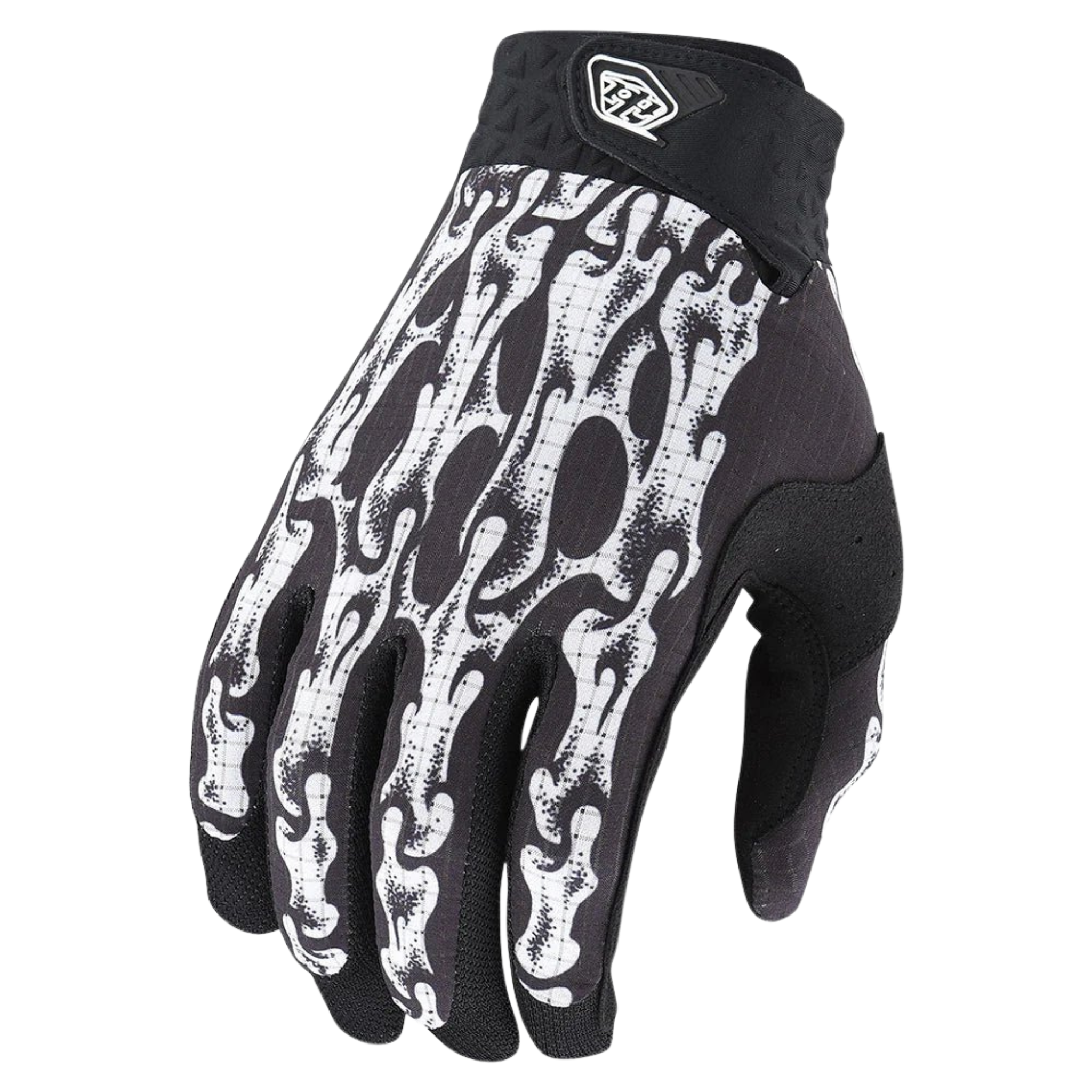 Troy Lee Designs Youth Air Gloves Limited Edition for Whistler Bike Park and mountain biking in Slime Hands Black/White