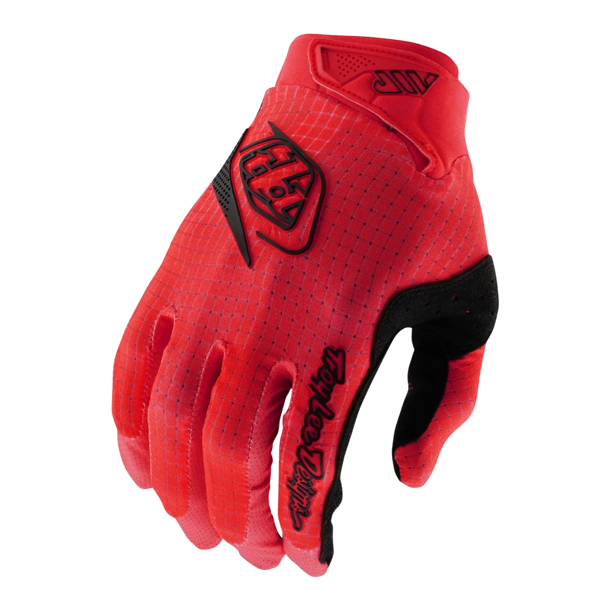 Troy Lee Designs Youth Air Gloves in Mono Infra Red for Whistler Bike Park mountain biking 