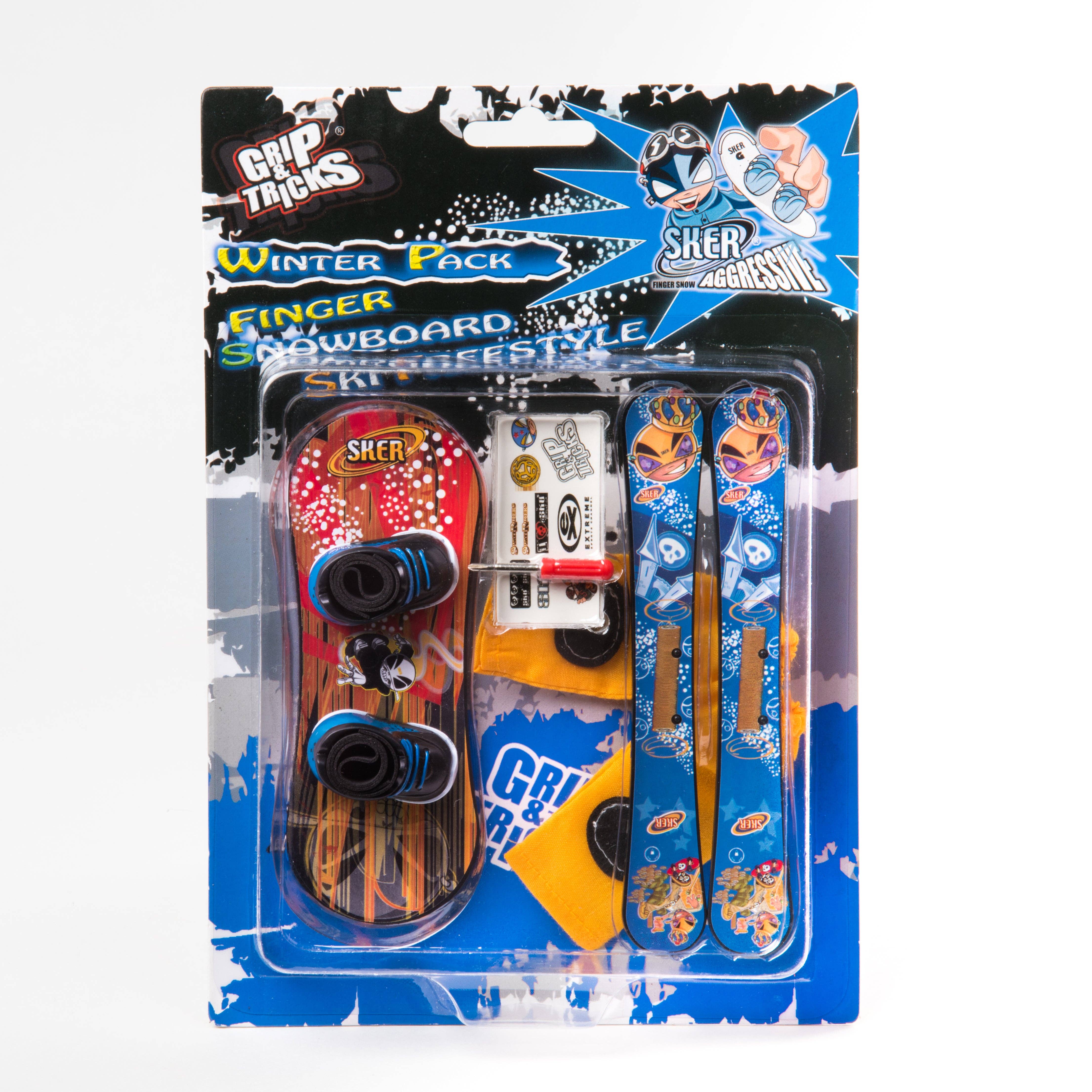 Grip&Tricks - Finger Winter Pack 3 - Finger Snowboard Ski Fr