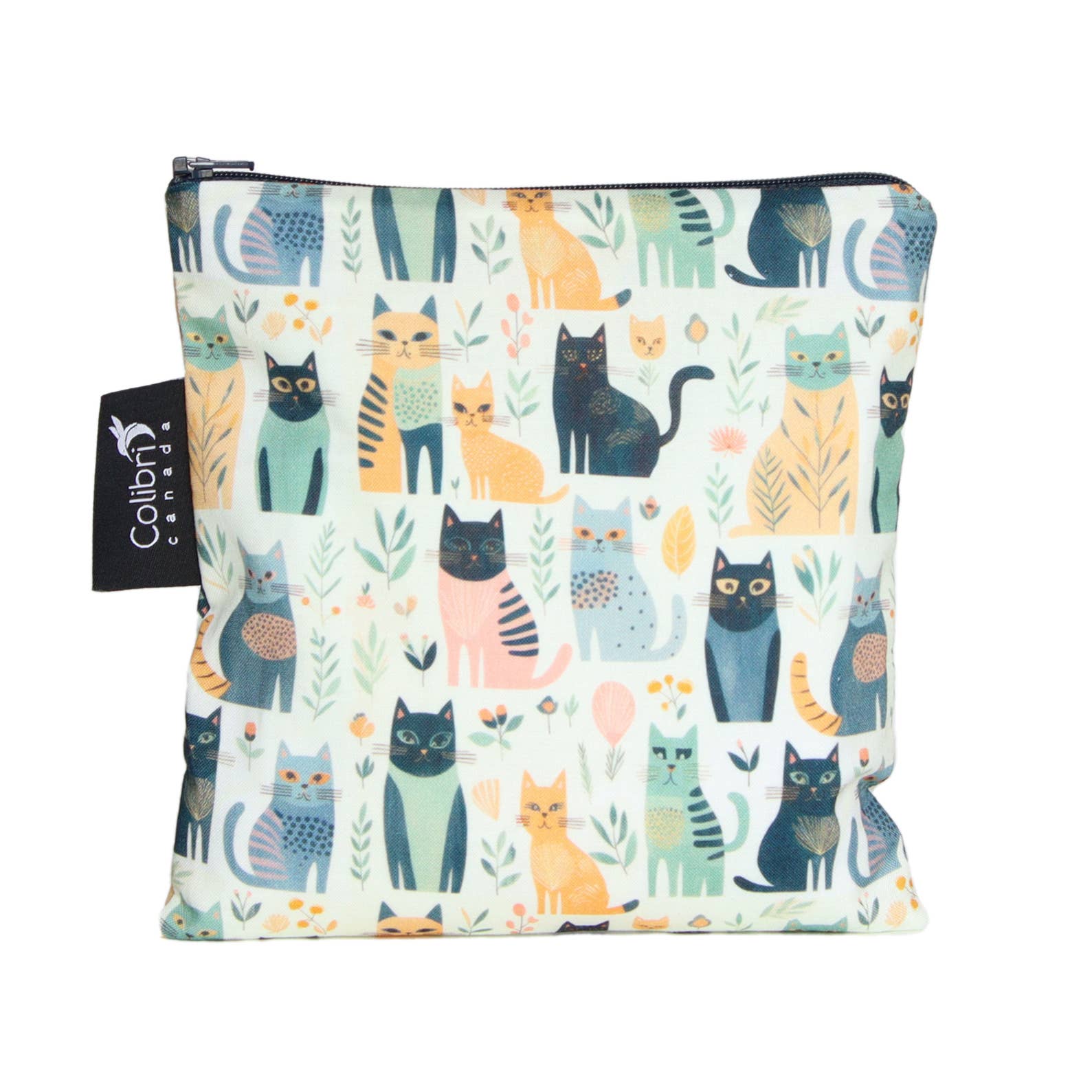 Cats - Reusable Snack Bag - Large