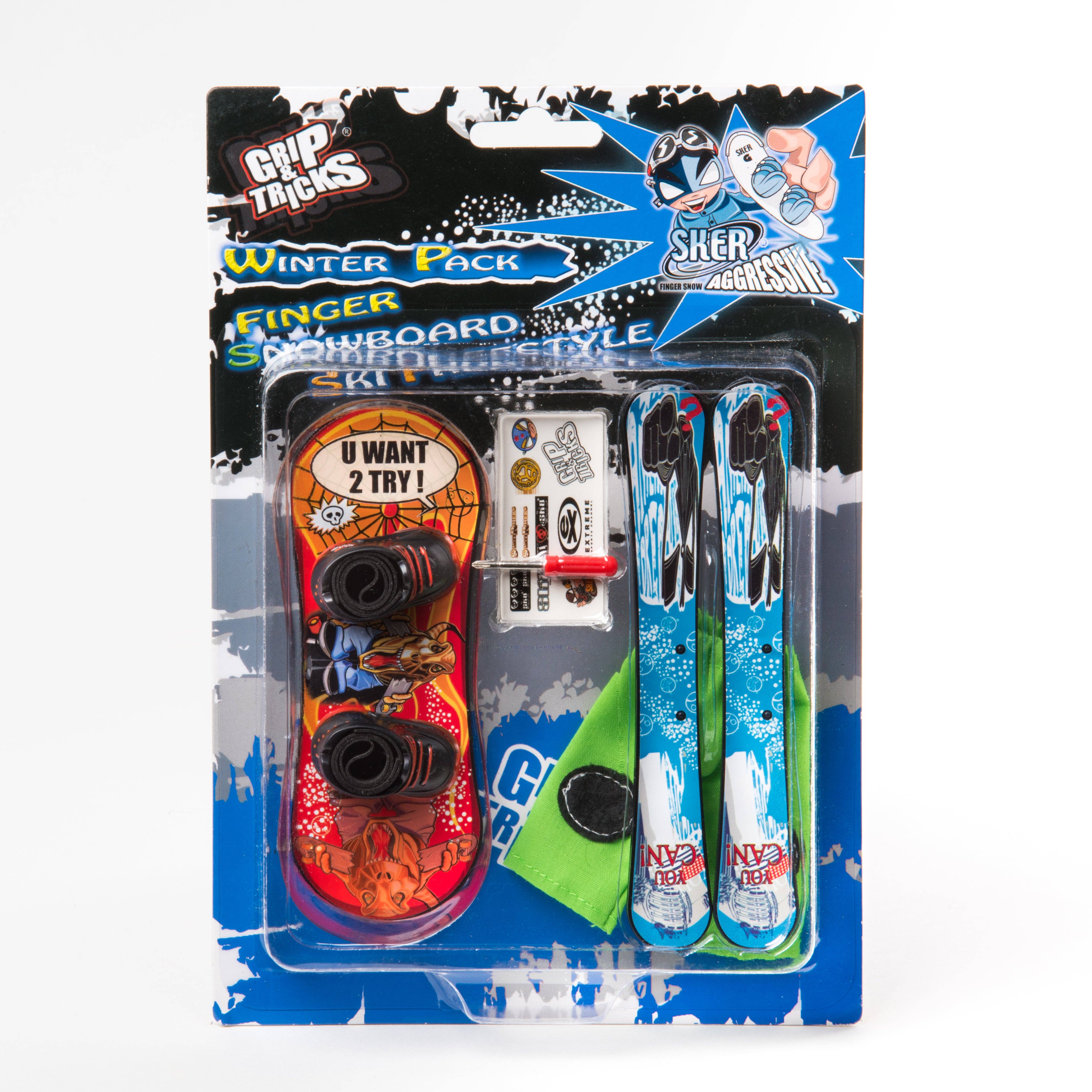 Grip&Tricks - Finger Winter Pack 2 - Finger Snowboard Ski Fr