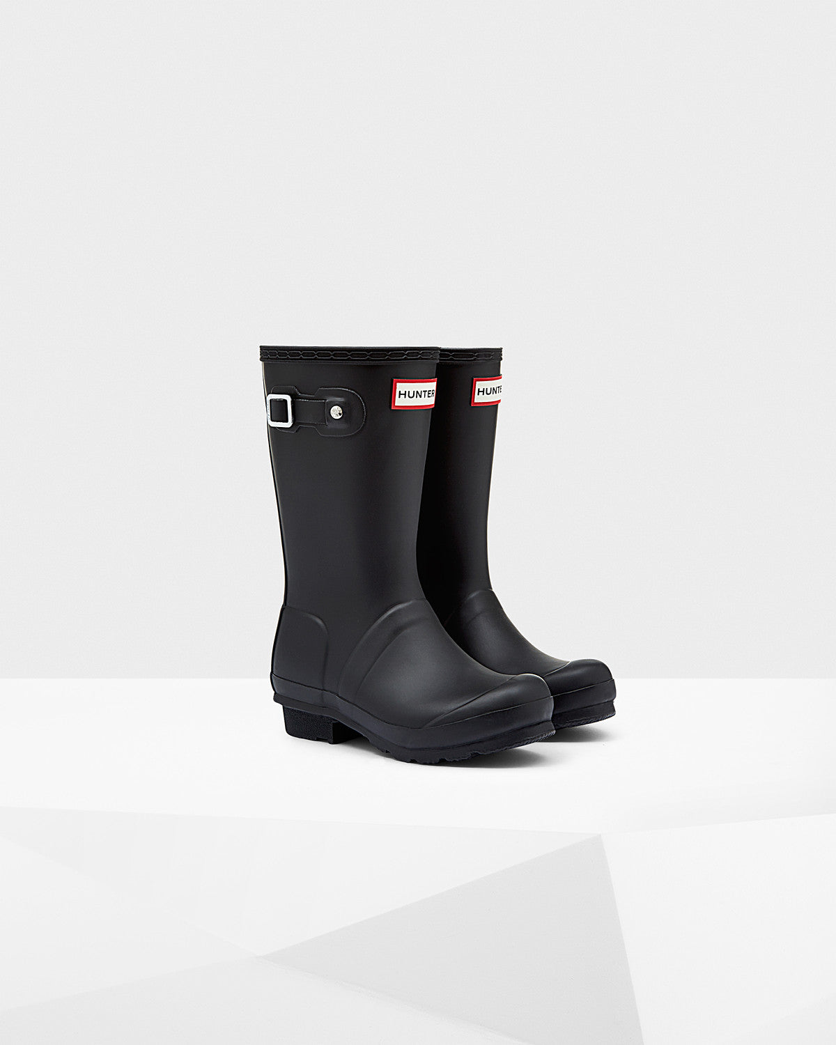 Hunter black rubber boots best sale