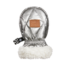 Back of Palm View - Silver Shadow Shiny Infant Mitt by Kombi
