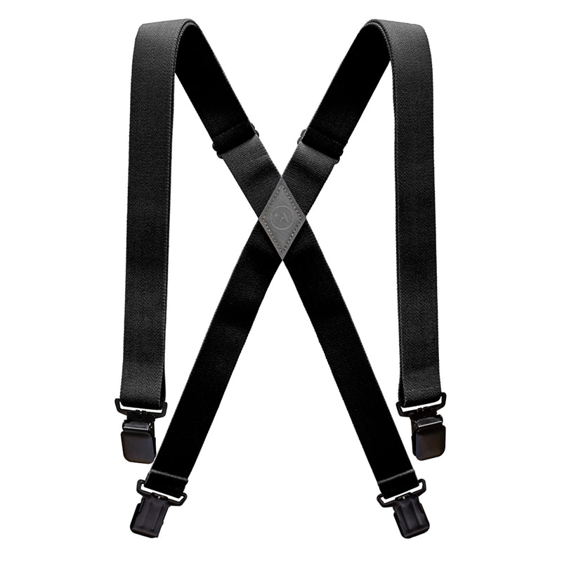 Arcade Jessup Suspenders (Black) - Mountain Kids Outfitters: Black, Back View