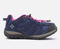 Columbia Children's Redmond Waterproof Hiking Shoes - Mountain Kids Outfitters - Bluebell/Pink Ice Color - White Background side view