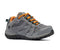 2022 Columbia Youth Redmond Waterproof Hiking Shoes - Mountain Kids Outfitters - Grey Color - White Background