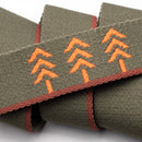 Arcade Youth Blackwood Belt - Mountain Kids Outfitters: Ivy Green Lava, Logo