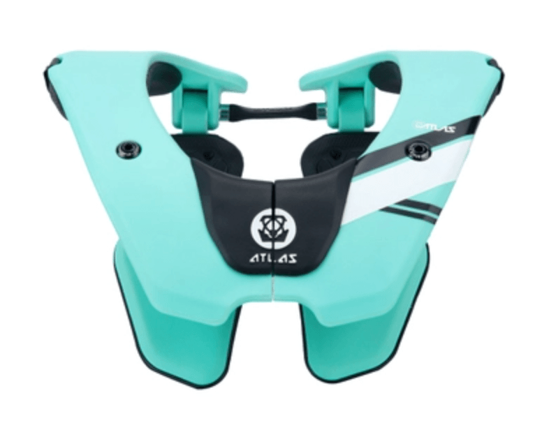 Atlas "Tyke" Protective Brace 2022 - Mountain Kids Outfitters: Aqua, Front View