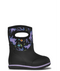 Baby BOGS Classic Solid Boots 2022 - Mountain Kids Outfitters - Unicorns - Black Multi Color - White Background side view