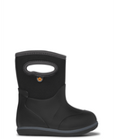Baby BOGS Classic Solid Boots 2022 - Mountain Kids Outfitters - Black Color - White Background side view