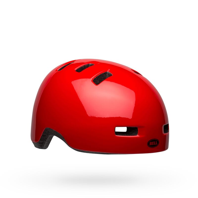Bell Lil' Ripper Helmet - Mountain Kids Outfitters: Gloss Red, Front View