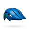 Bell Sidetrack II MIPS Bike Helmet 2022 - Mountain Kids Outfitters: Gloss Blue/Green, Front View