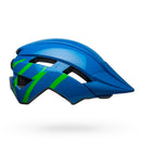 Bell Sidetrack II MIPS Bike Helmet 2022 - Mountain Kids Outfitters: Gloss Blue/Green, Side View