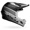 Bell Transfer Full Face Helmet 2022 - Mountain Kids Outfitters: Matte Black/White, Side View