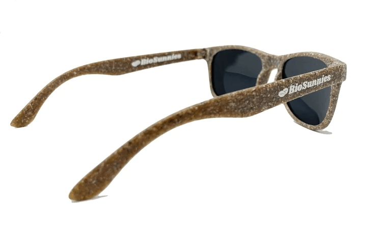 Biosunnies Kids Classic Coffee Grind Sunglasses - Mountain Kids Outfitters: Grey Lens, Back View